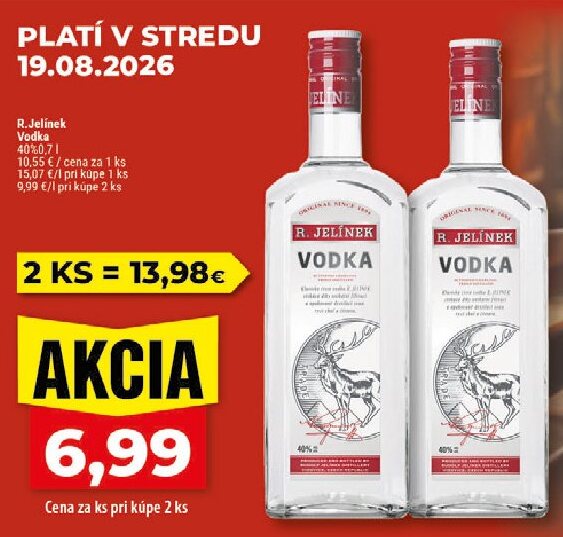 R. Jelínek Vodka 40%