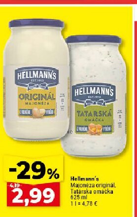 Hellmann's Majonéza originál, Tatárska omáčka