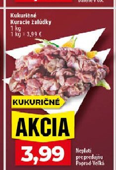 Kukuričné Kuracie žalúdky