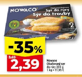 Nowaco Obaľovaný syr do rúry
