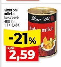 Shan Shi mlieko kokosové