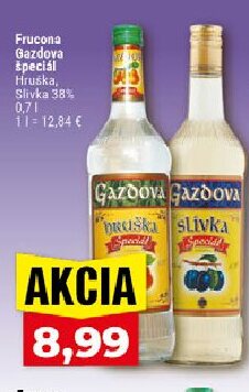 Frucona Gazdova špeciál Hruška, Slivka