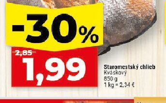 Staromestský chlieb Kváskový