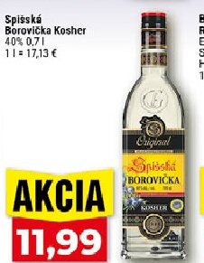 Spišská Borovička Kosher