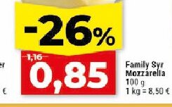 Family Syr Mozzarella