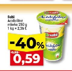 Sabi Acidofilné mlieko