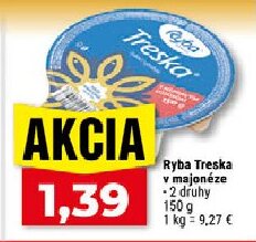 Ryba Treska v majonéze