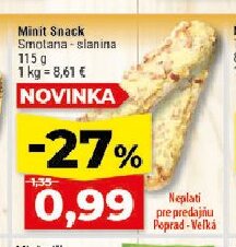 Minit Snack Smotana-slanina