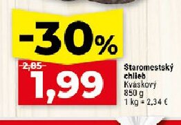 Staromestský chlieb Kváskový