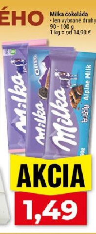 Milka čokoláda