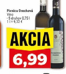 Pivnica Orechová Víno