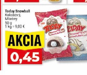 Today Snowball Kokosový, Mliečny