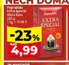 Popradská Extra špeciál Mletá káva