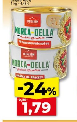 Tatrakon Morca Della Omáčka na špagety So syrovou príchuťou, Original