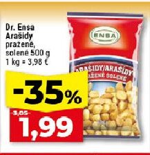 Dr. Ensa Arašidy pražené, solené