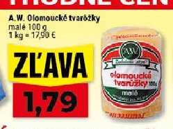 A.W. Olomoucké tvarůžky malé