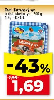 Tami Tatranský syr balkánskeho typu