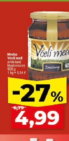 Medas Včelí med zmiešaný Medovicový