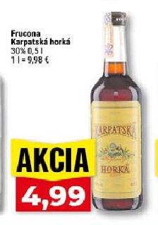 Frucona Karpatská horká