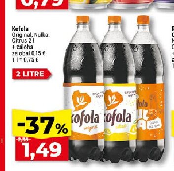 Kofola Original, Nulka, Citrus