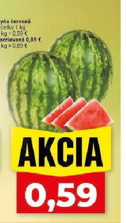 Dyňa červená v celku