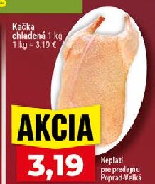 Kačka chladená