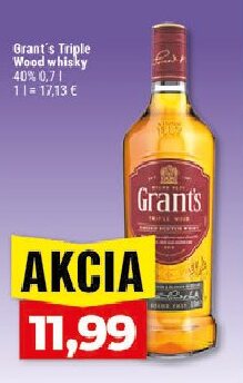Grant's Triple Wood whisky