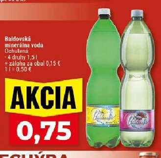 Baldovská minerálna voda Ochutená