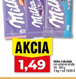 Milka čokoláda