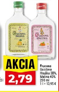 Frucona Gazdova Hruška, Malina