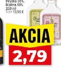 Frucona Gazdova Hruška, Malina