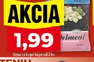 Pelmene Mrazené bezvaječné cestoviny s mäsovou náplňou / tvarohovou náplňou