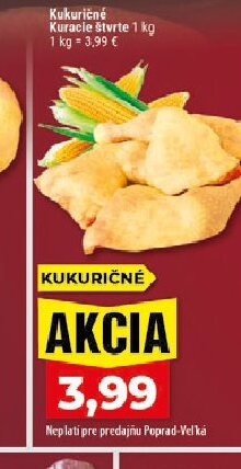 Kukuričné Kuracie štvrte