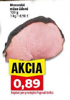 Moravské mäso údené