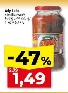 Ady Lečo sterilizované