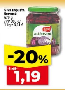 Viva Kapusta červená