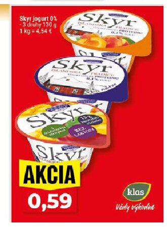 Skyr jogurt 0%
