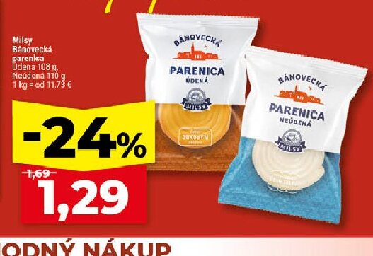 Milley Bánovecká parenica