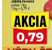 Jablká červené