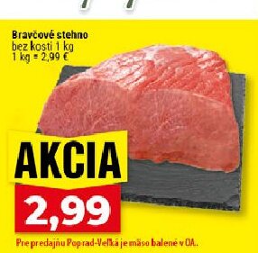 Bravčové stehno bez kosti