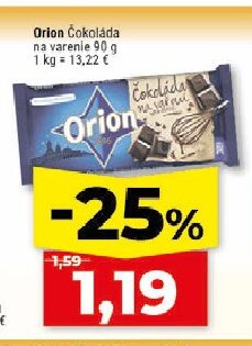 Orion Čokoláda na varenie