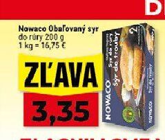 Nowaco Obaľovaný syr do rúry