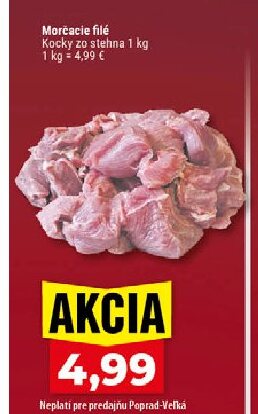 Morčacie filé Kocky zo stehna