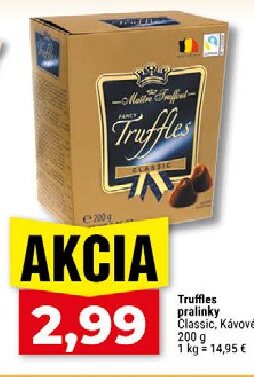 Truffles pralinky Classic, Kávové