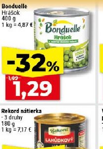 Bonduelle Hrášok