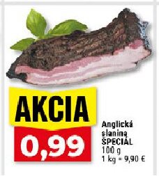 Anglická slanina SPECIAL