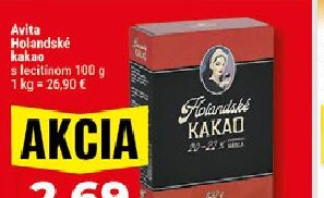 Avita Holandské kakao s lecitínom