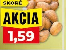 Zemiaky konzumné skoré, prané