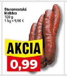 Staromestská klobása