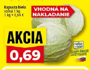 Kapusta biela voľná